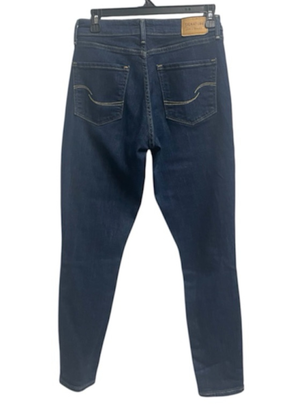 Levi's Signature Jeans Women's Dark Blue Denim High-Rise Skinny Size 6